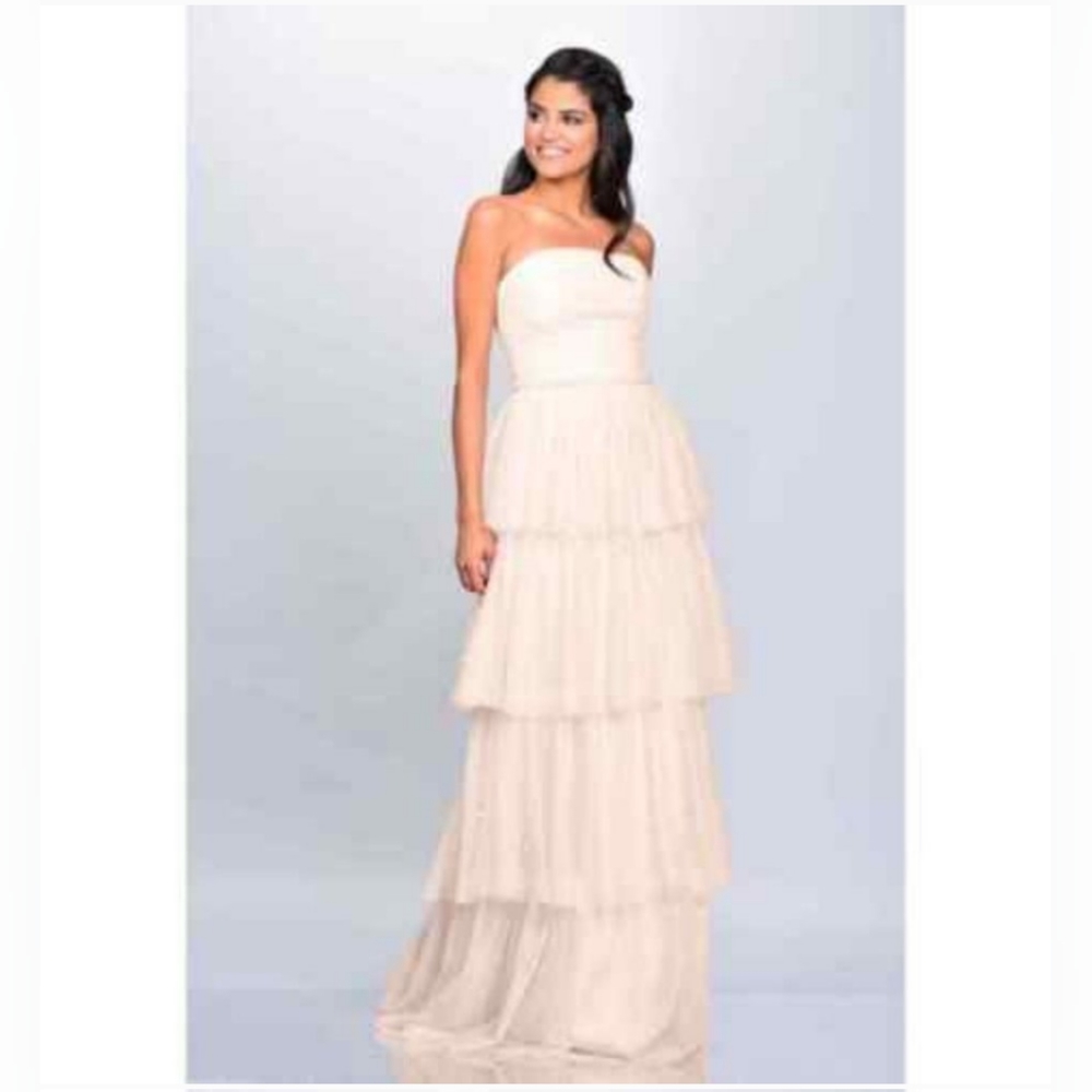 Theia Blush Dress - Picture 2 of 8